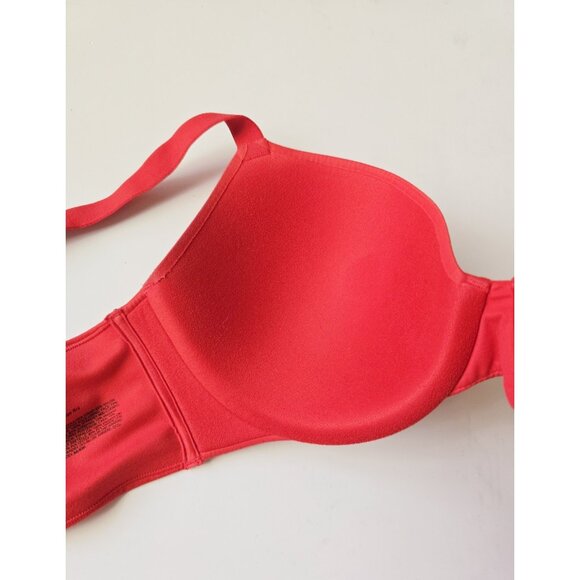 Soma Enbliss Red Full Coverage Figure Underwire Lined Molded T-Shirt Bra 34DD - Picture 8 of 10